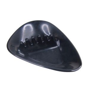 Mid-Century Modern Vintage 60’s Atomic Shaped Boomerang Black Ash Tray